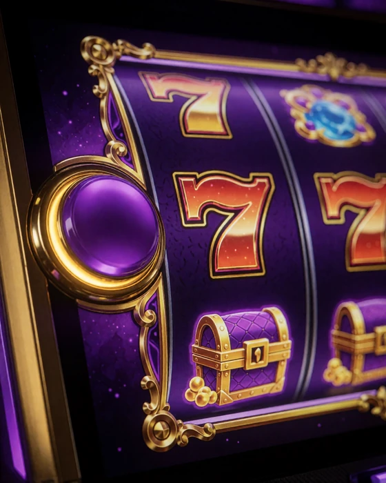 Slot-Oberfl&auml;che mit leuchtender Feature-Kauf-Taste - Bonus-Buy-Kategorie in der Zoccer Spielebibliothek